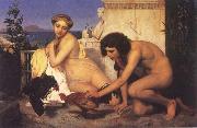 Jean Leon Gerome The Cock Fight France oil painting artist